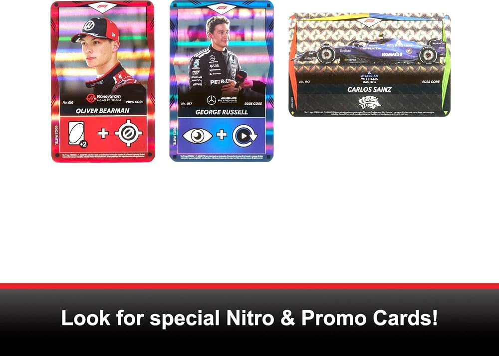 لعبة أونو إيليت فورمولا 1 UNO Elite Formula 1 2025 من Mattel 5