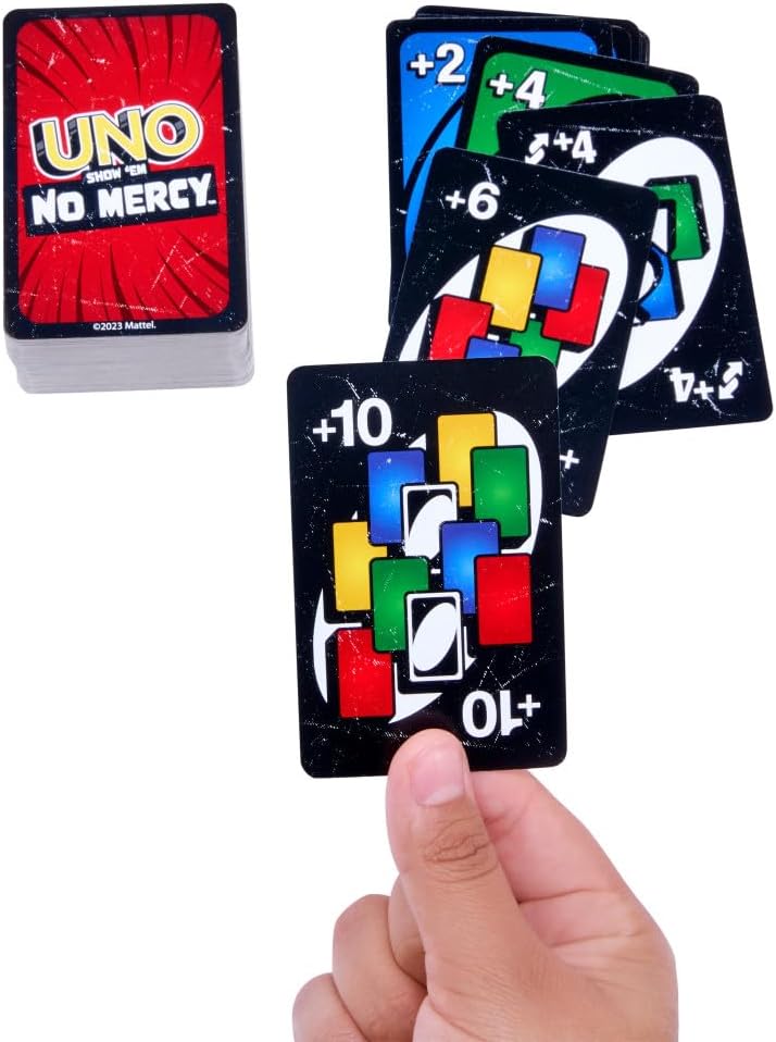 لعبة أونو نو ميرسي UNO Show 'em No Mercy من Mattel Games 4