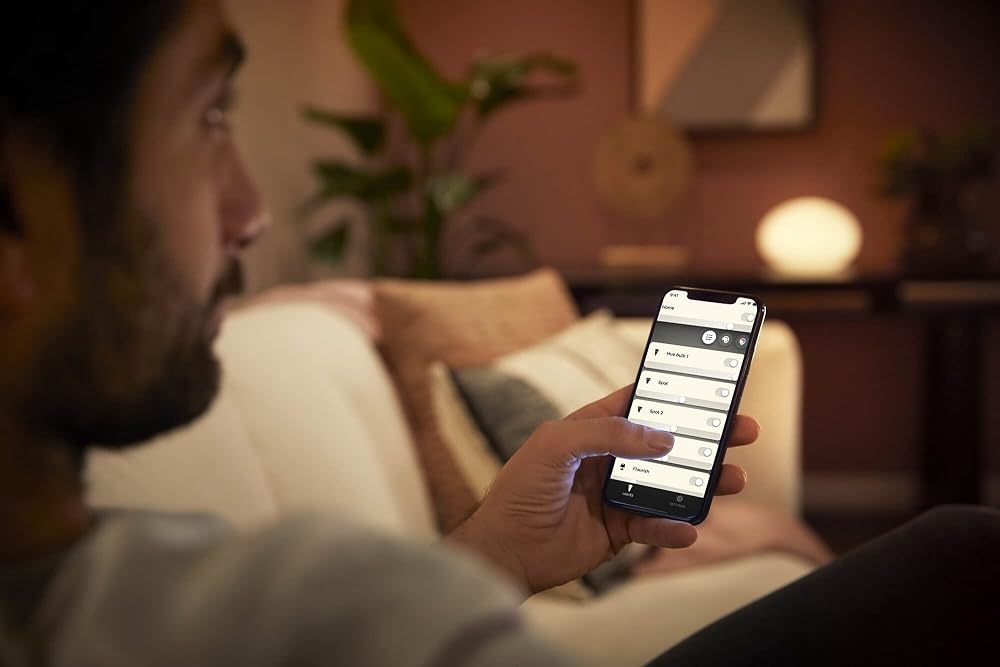 لمبة ذكية Philips Hue White E27 بلوتوث قابلة للتعتيم 5