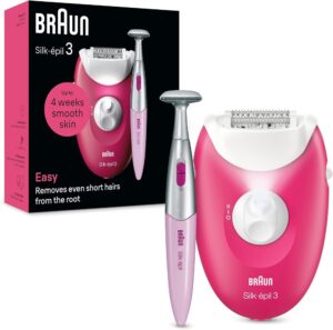 ماكينة إزالة الشعر للسيدات Braun Silk-épil 3 3-202 بإضاءة SmartLight 2