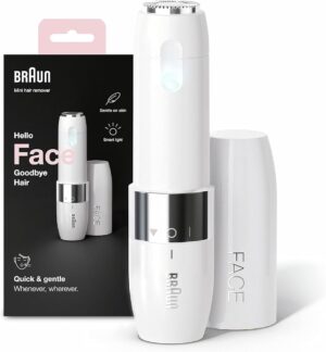ماكينة إزالة شعر الوجه للسيدات Braun Face Mini FS1000 بإضاءة ذكية