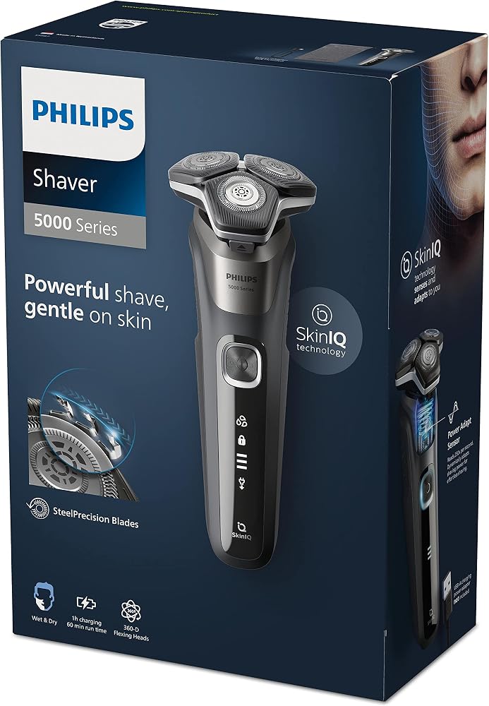 ماكينة حلاقة كهربائية Philips Series 5000 S5887/10 للحلاقة الجافة والرطبة