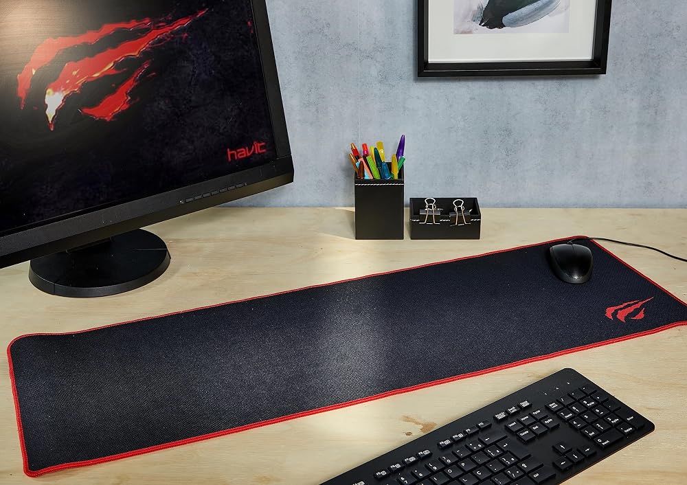 ماوس باد جيمنج كبير Havit HV-MP830 – مقاس 90×30 سم – أسود 2