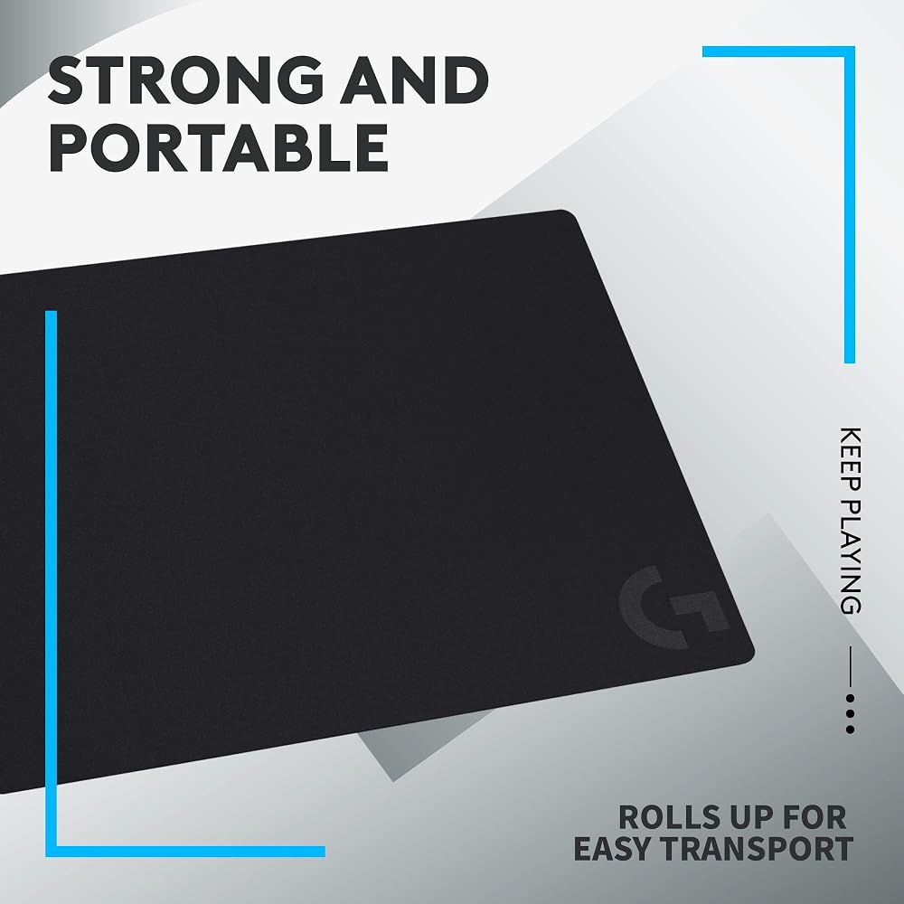 ماوس باد قماش Logitech G240 للجيمنج – 34×28 سم – أسود 4