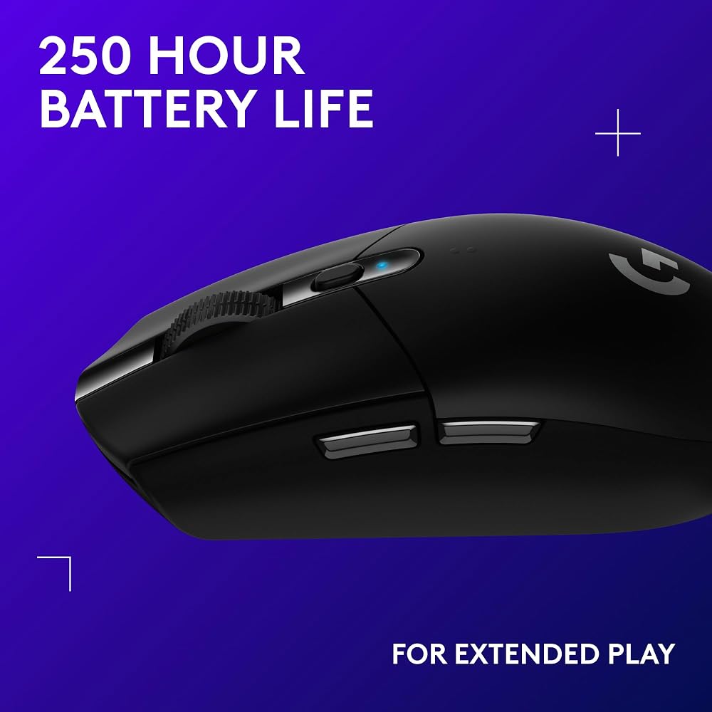 ماوس جيمنج لاسلكي Logitech G305 LIGHTSPEED – أسود 4