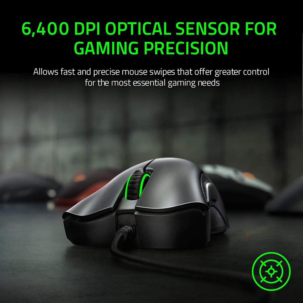 ماوس جيمنج Razer DeathAdder Essential – أسود 2