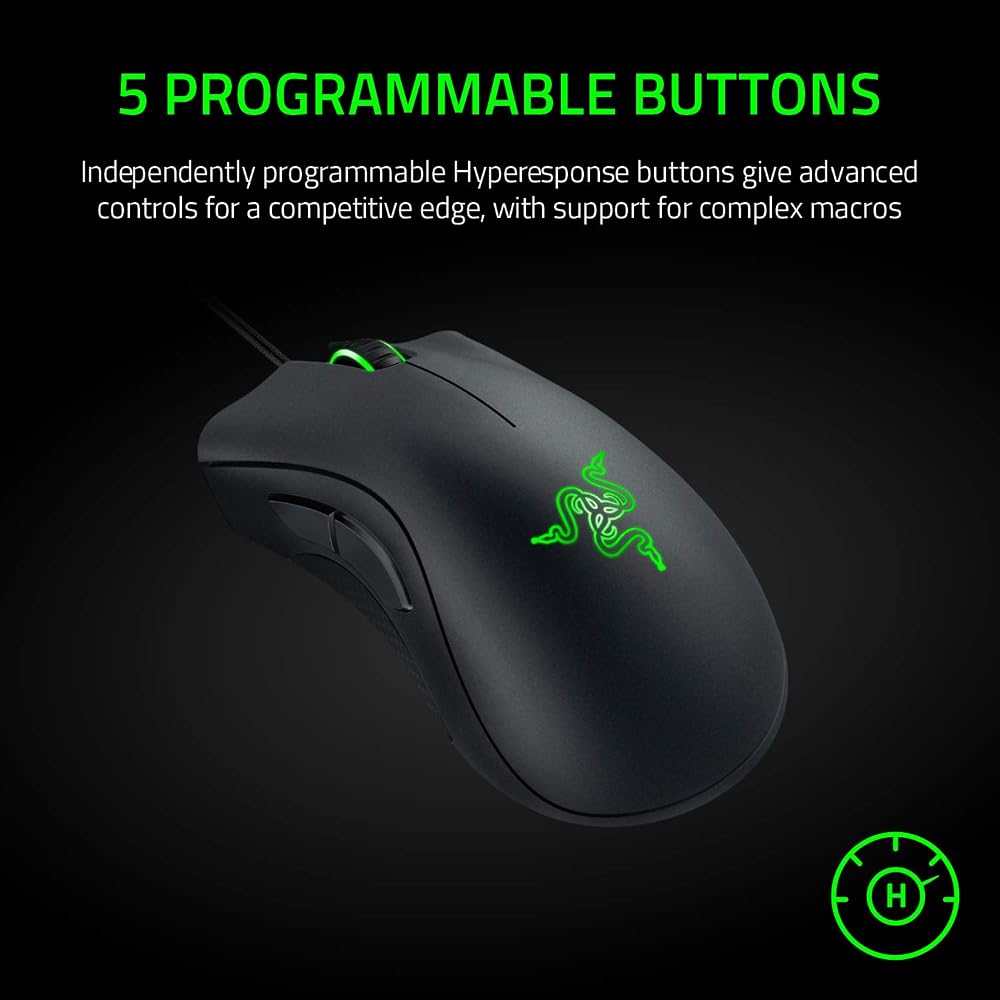 ماوس جيمنج Razer DeathAdder Essential – أسود 5