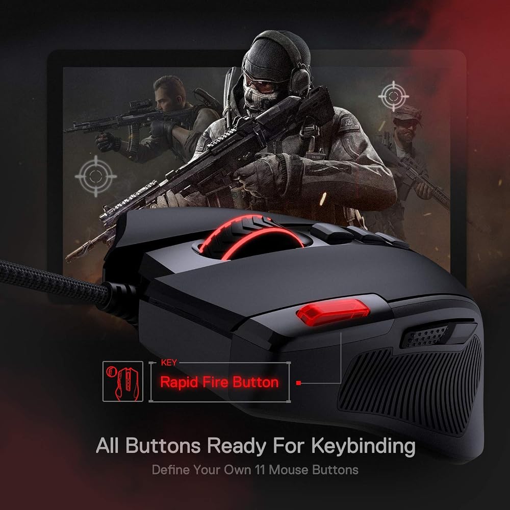 ماوس جيمنج Redragon M612 Predator RGB – 11 زر 5