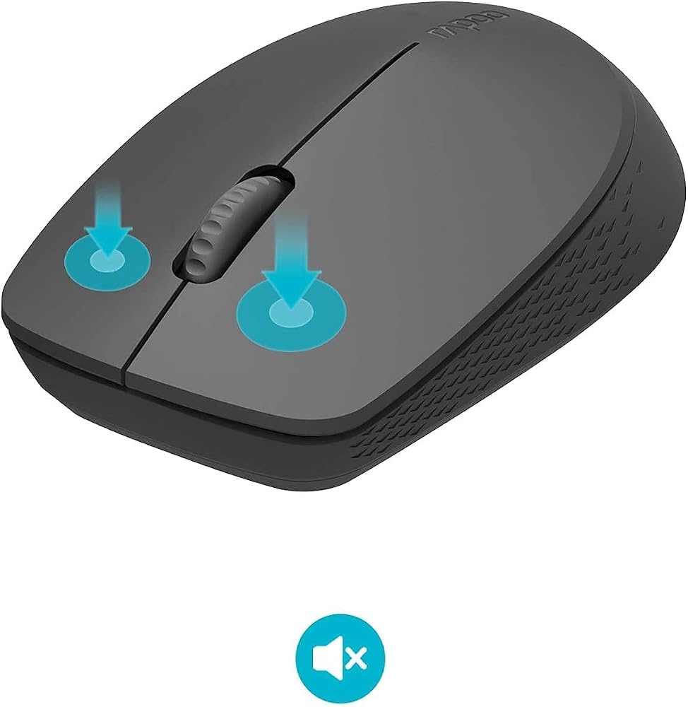 ماوس صامت متعدد الأجهزة Rapoo M100 Silent – بلوتوث و2.4GHz 5