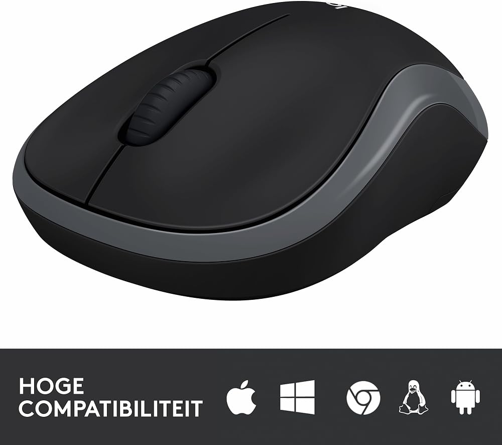ماوس لاسلكي Logitech M185 – رمادي 5