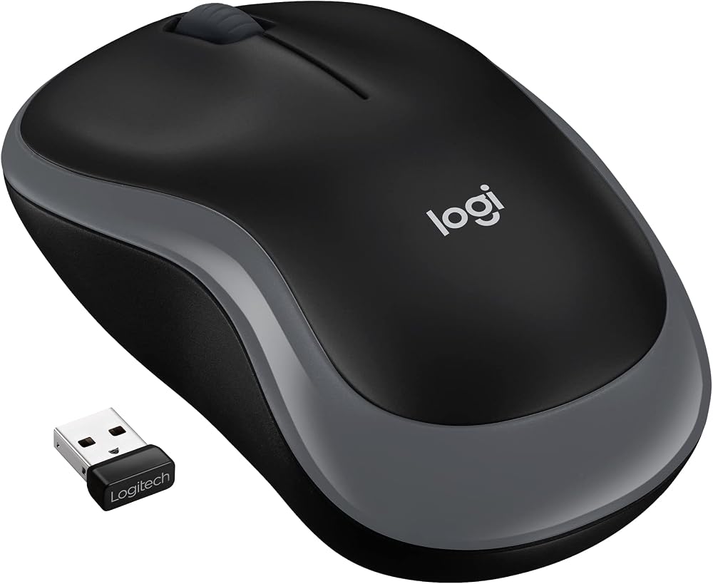 ماوس لاسلكي Logitech M185 – رمادي