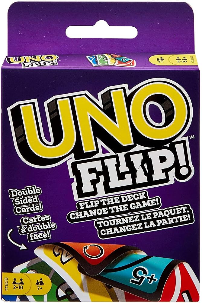 مجموعة أونو الكلاسيكية + أونو فليب UNO & UNO Flip من Mattel 3
