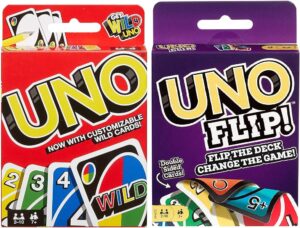 مجموعة أونو الكلاسيكية + أونو فليب UNO & UNO Flip من Mattel