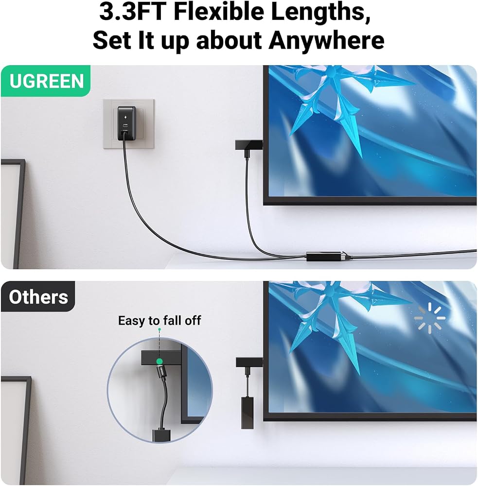 محول إيثرنت Micro USB لأجهزة Fire TV Stick وChromecast من UGREEN 30985 5