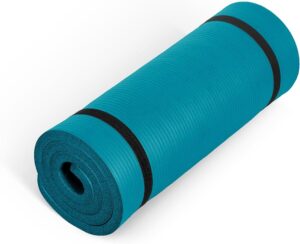 مرتبة تمارين ويوجا سميكة 2.5 سم CAP Barbell مع حزام حمل