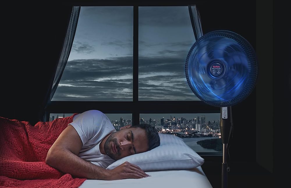 مروحة ستاند Tefal Silence Force VG4130EE صامتة مع جهاز تحكم عن بعد 5