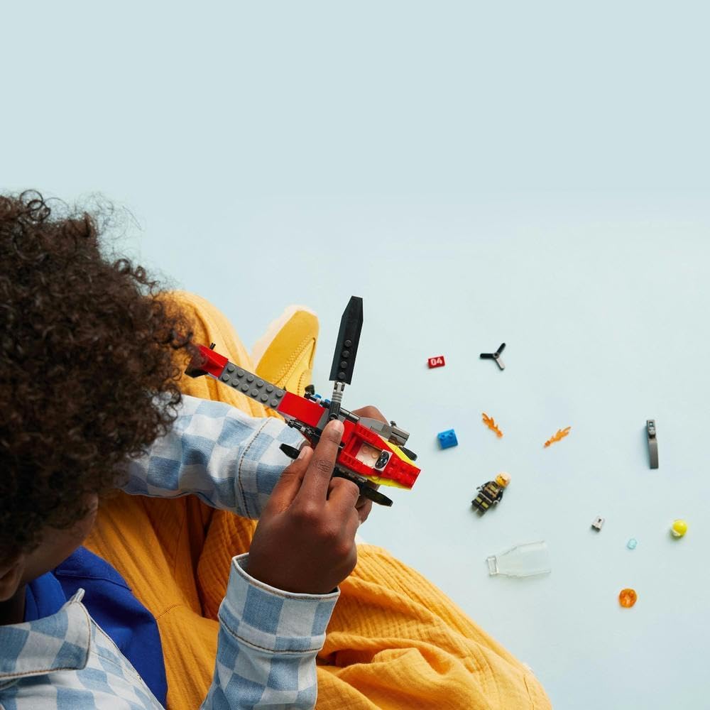 مكعبات LEGO City هليكوبتر إنقاذ الحرائق رقم 60411 5