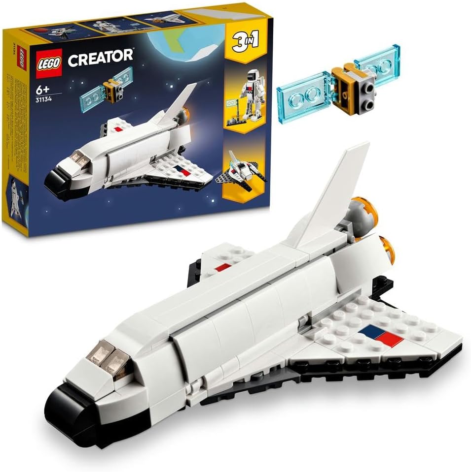 مكعبات LEGO Creator 3in1 مكوك الفضاء Space Shuttle رقم 31134