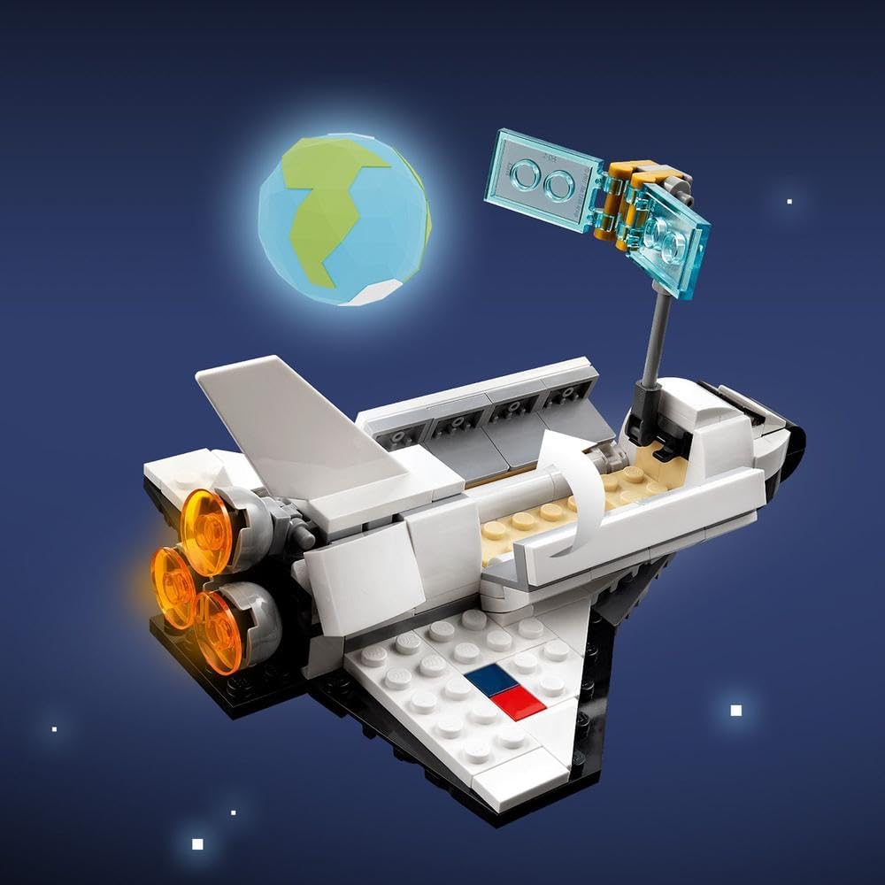 مكعبات LEGO Creator 3in1 مكوك الفضاء Space Shuttle رقم 31134 2