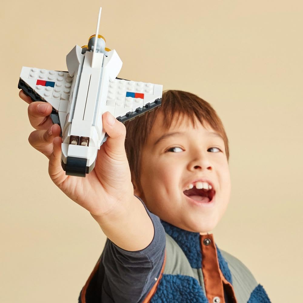 مكعبات LEGO Creator 3in1 مكوك الفضاء Space Shuttle رقم 31134 5