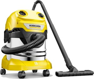 مكنسة جاف ومبلل Kärcher WD 4 S بخزان ستانلس 20 لتر ووظيفة نفخ 2
