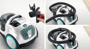 مكنسة كهربائية بدون أكياس Bosch Serie 4 ProHygienic BGS21WHYG بقدرة 2000 W 2