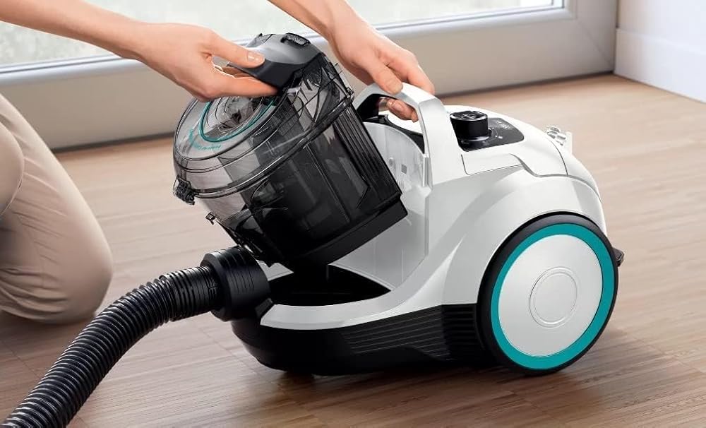 مكنسة كهربائية بدون أكياس Bosch Serie 4 ProHygienic BGS21WHYG بقدرة 2000 W 3