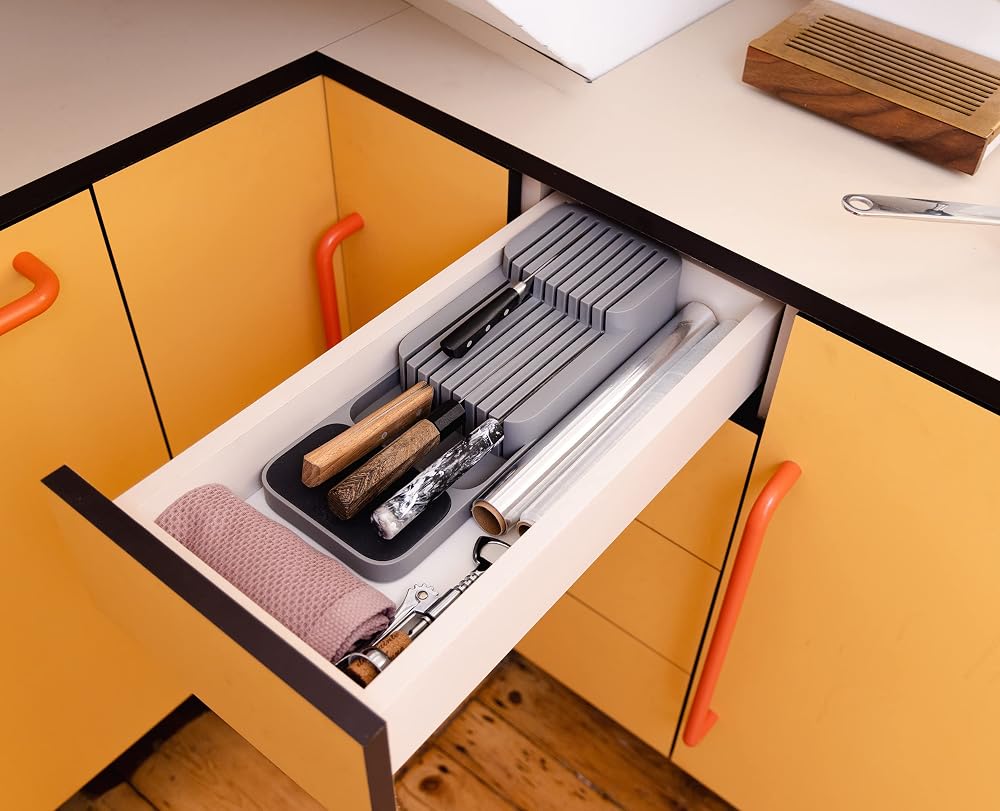 منظم سكاكين للدرج Joseph Joseph DrawerStore Compact رمادي 4