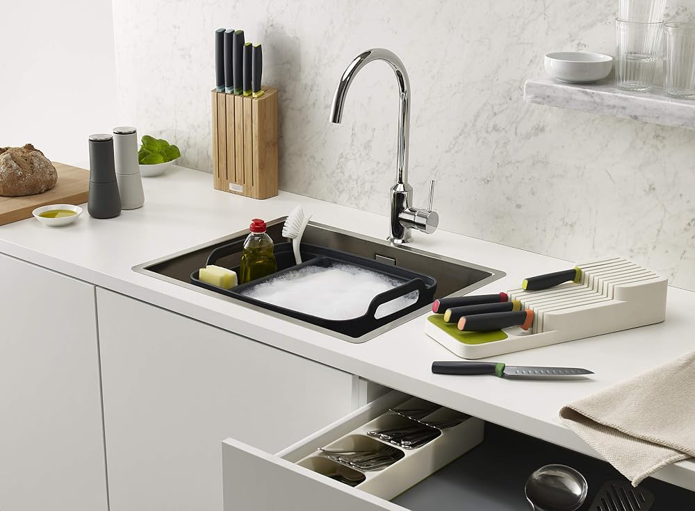 منظم سكاكين للدرج Joseph Joseph DrawerStore Compact رمادي 5