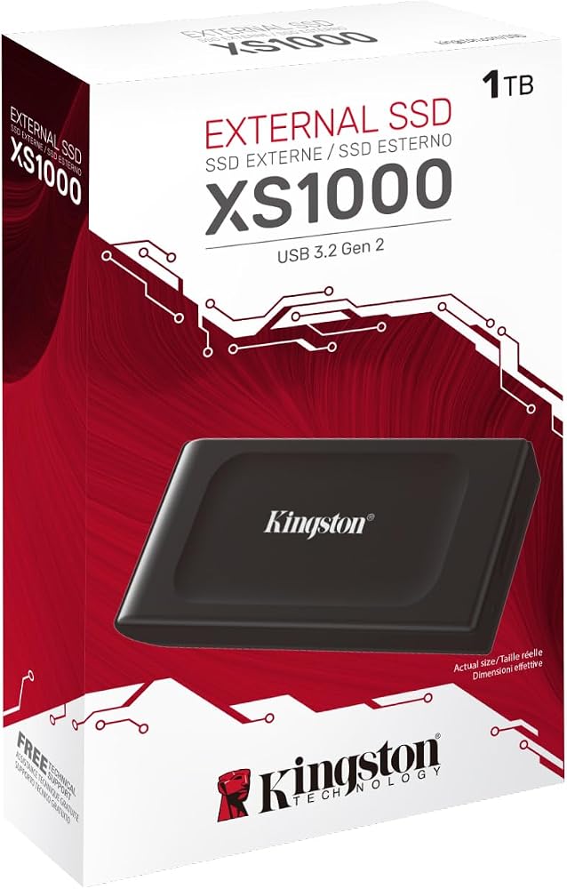 هارد SSD خارجي Kingston XS1000 سعة 1 تيرا 3