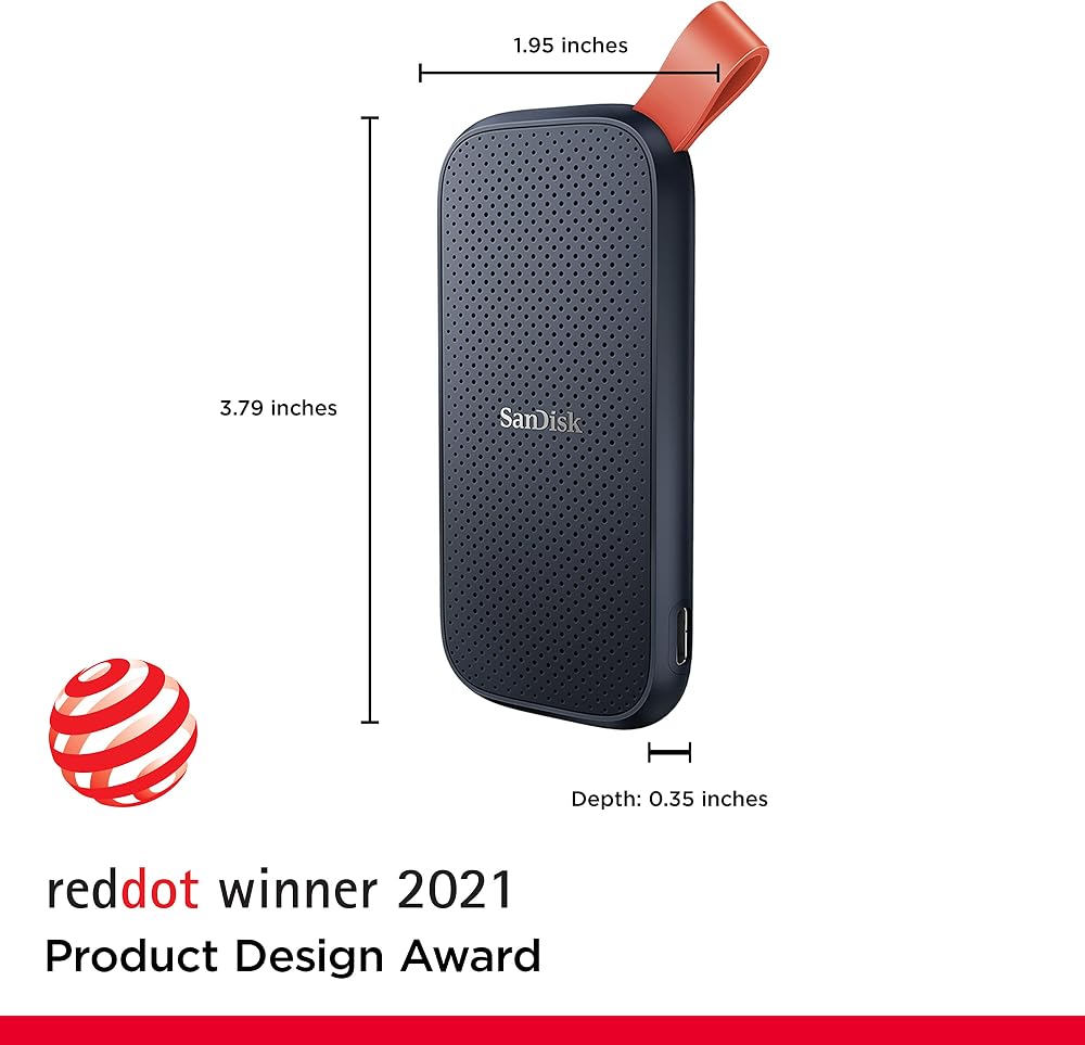 هارد SSD خارجي SanDisk Portable SSD سعة 1 تيرا USB-C 2