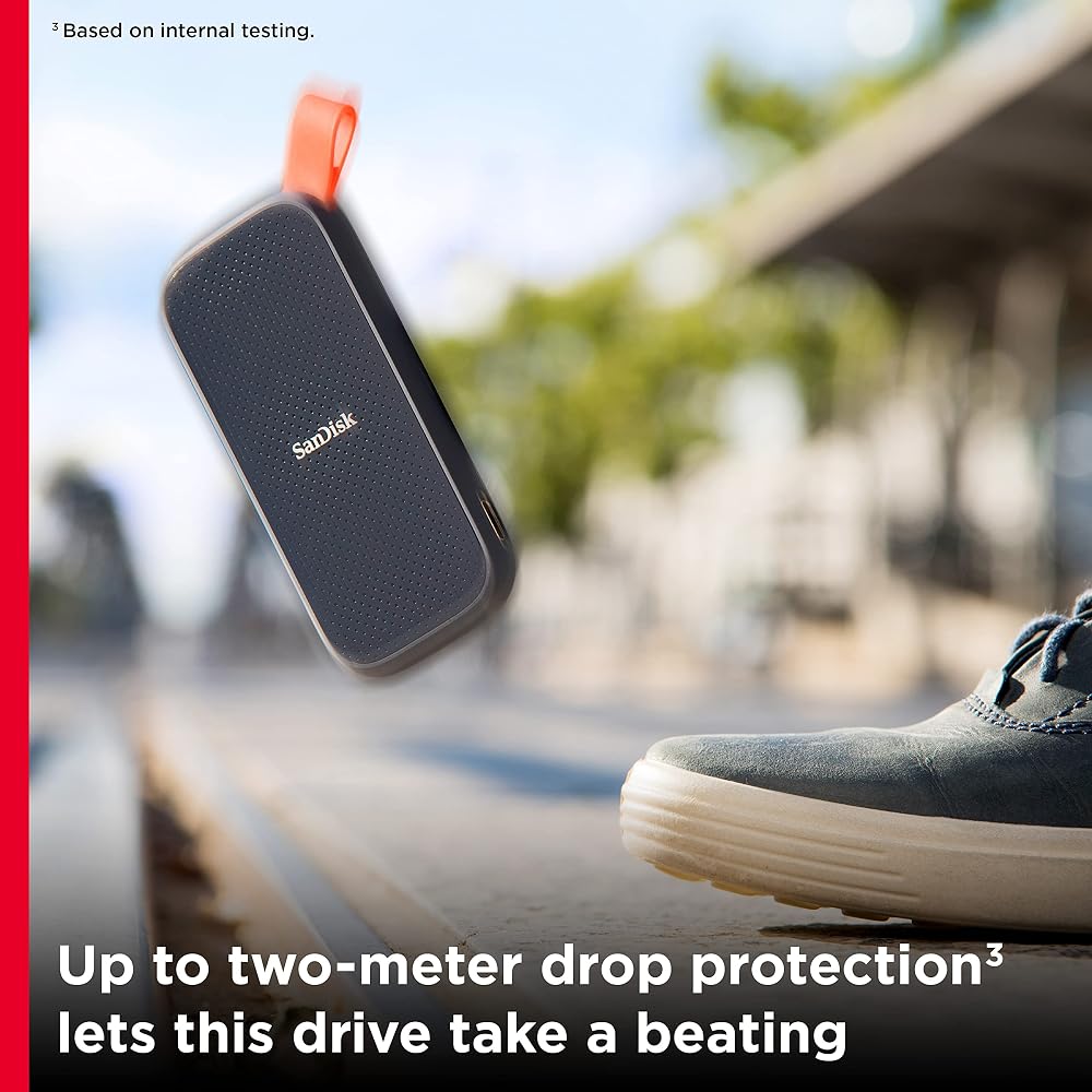 هارد SSD خارجي SanDisk Portable SSD سعة 1 تيرا USB-C 5