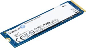 هارد SSD داخلي Kingston NV3 NVMe M.2 سعة 1 تيرا PCIe 4.0 2