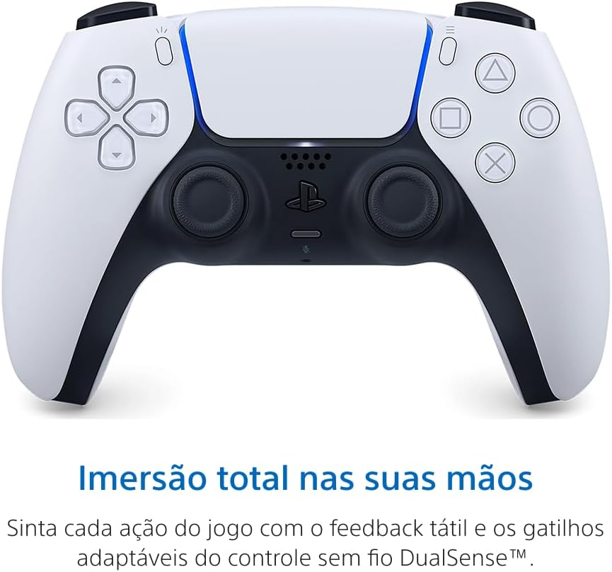 يد تحكم DualSense لاسلكية لجهاز PS5 من Sony PlayStation - أبيض 2