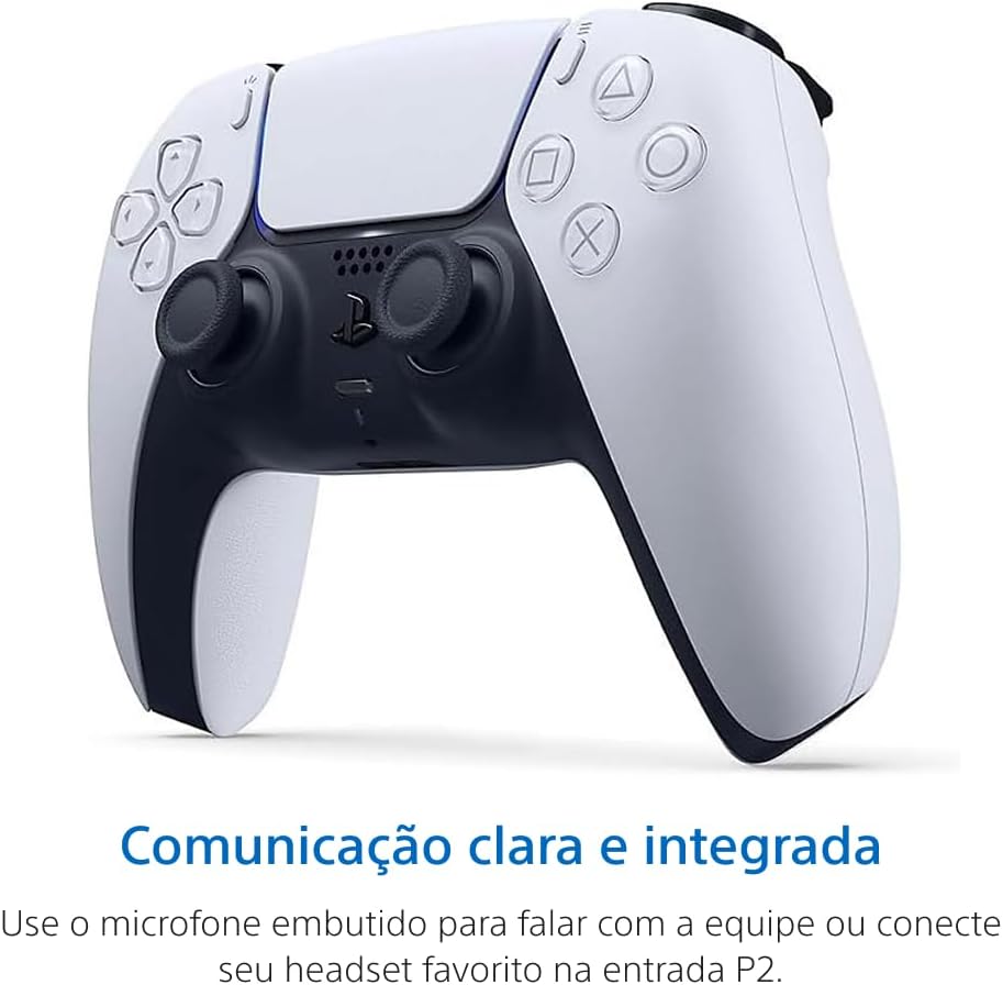 يد تحكم DualSense لاسلكية لجهاز PS5 من Sony PlayStation - أبيض 4