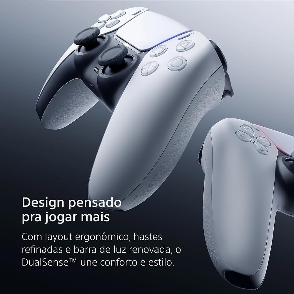 يد تحكم DualSense لاسلكية لجهاز PS5 من Sony PlayStation - أبيض 5