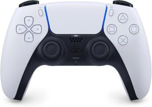يد تحكم DualSense لاسلكية لجهاز PS5 من Sony PlayStation - أبيض