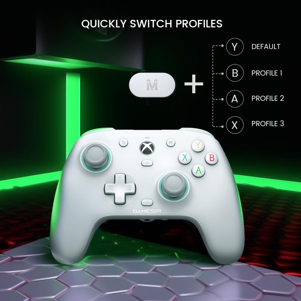 يد تحكم GameSir G7 SE سلكية لأجهزة Xbox والكمبيوتر - أبيض 5