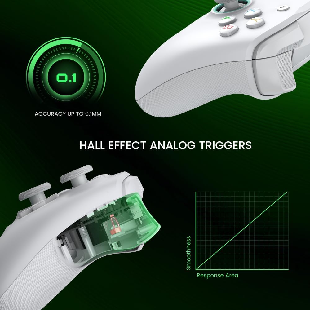 يد تحكم GameSir G7 SE سلكية لأجهزة Xbox والكمبيوتر - أبيض 3