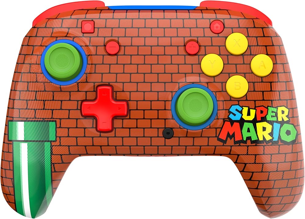 يد تحكم Turtle Beach Rematch لاسلكية لأجهزة Nintendo Switch بتصميم Mario 4
