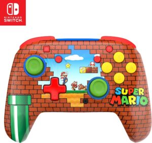 يد تحكم Turtle Beach Rematch لاسلكية لأجهزة Nintendo Switch بتصميم Mario